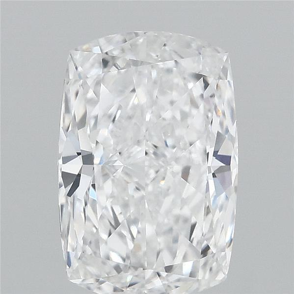 2.4ct Cushion D VVS1 Lab Created Diamond