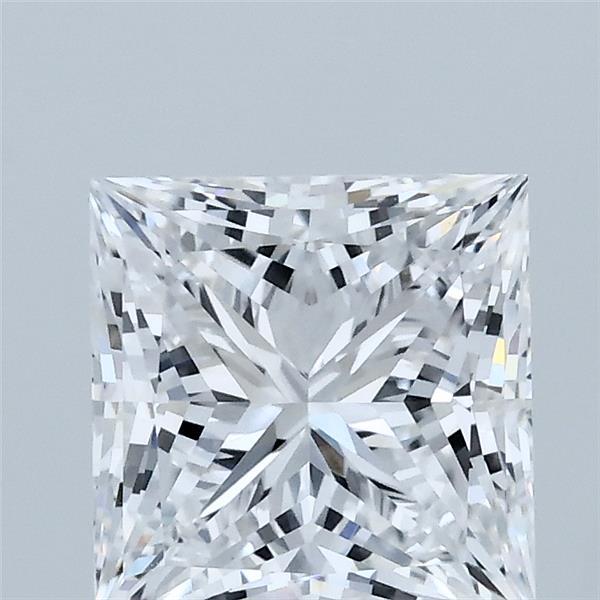2.08ct Princess D VVS2 Lab Created Diamond