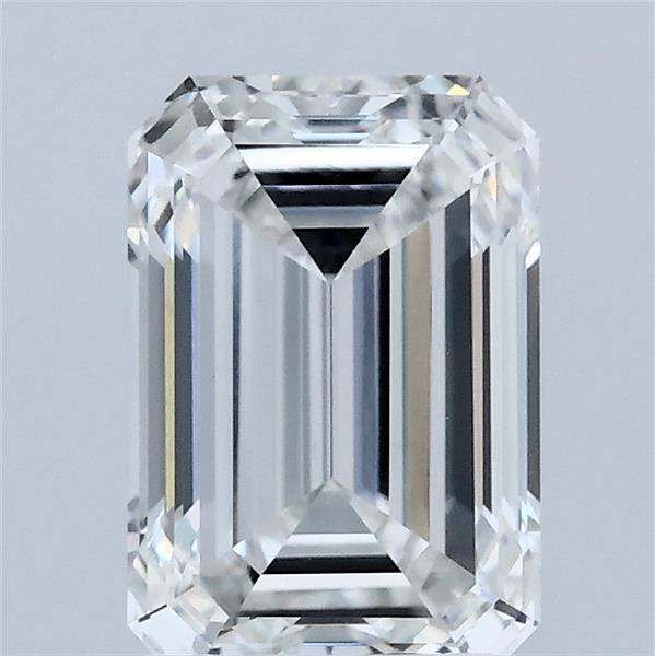 2.1ct Emerald F VVS2 Lab Created Diamond