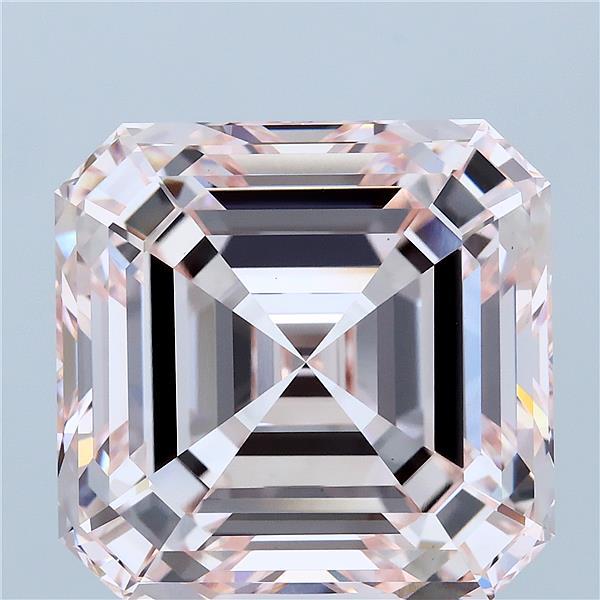 16.14ct Asscher FANCY INTENSE PINK VS1 Lab Created Diamond