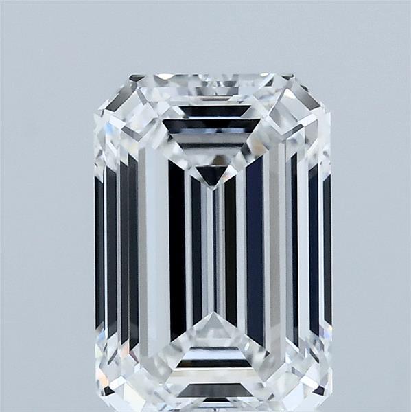 1.96ct Emerald E VVS2 Lab Created Diamond
