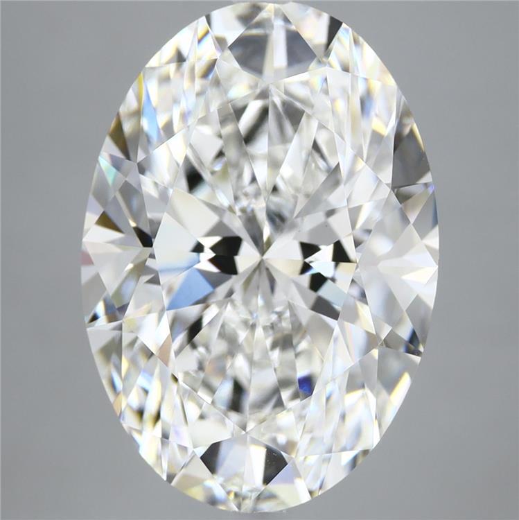 8.06ct Oval F VVS2 Lab Created Diamond