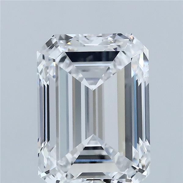 3ct Emerald D VVS2 Lab Created Diamond