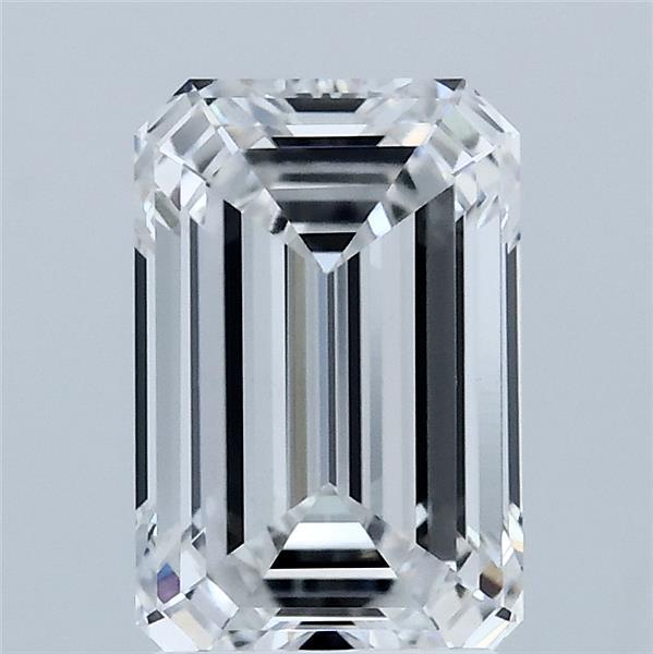 2.03ct Emerald E VVS2 Lab Created Diamond