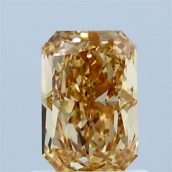 1.14ct Radiant FANCY YELLOW VVS2 Lab Created Diamond