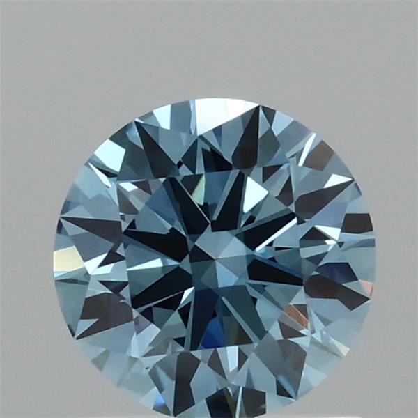1.02ct Round FANCY VIVID BLUE VVS2 Lab Created Diamond