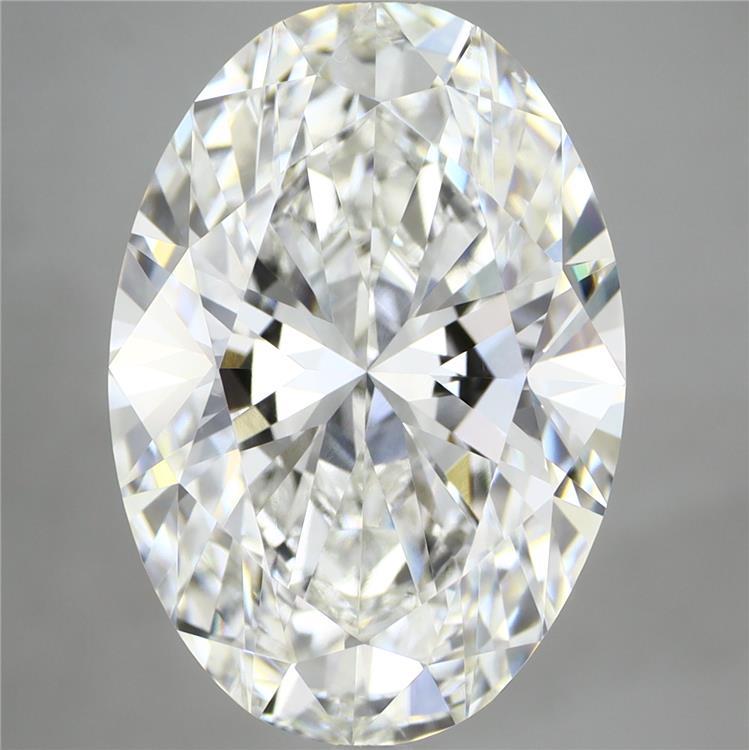 8.05ct Oval F VVS1 Lab Created Diamond