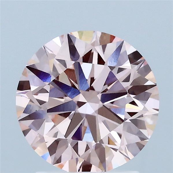 2.04ct Round FANCY INTENSE PINK VS1 Lab Created Diamond
