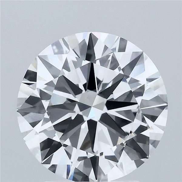 3ct Round F VVS2 Lab Created Diamond
