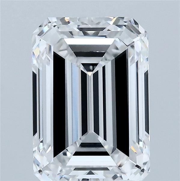 2.58ct Emerald D VS1 Lab Created Diamond