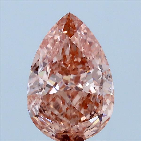 2.06ct Pear FANCY VIVID PINK VVS2 Lab Created Diamond