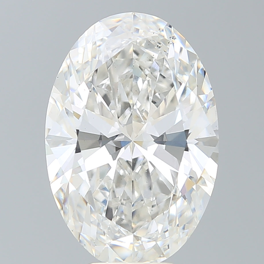 6.86ct Oval F VS2 Lab Created Diamond