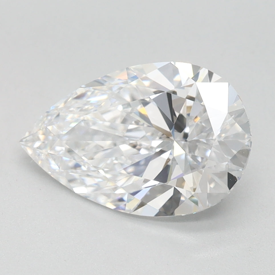 1.48ct Pear D IF Lab Created Diamond