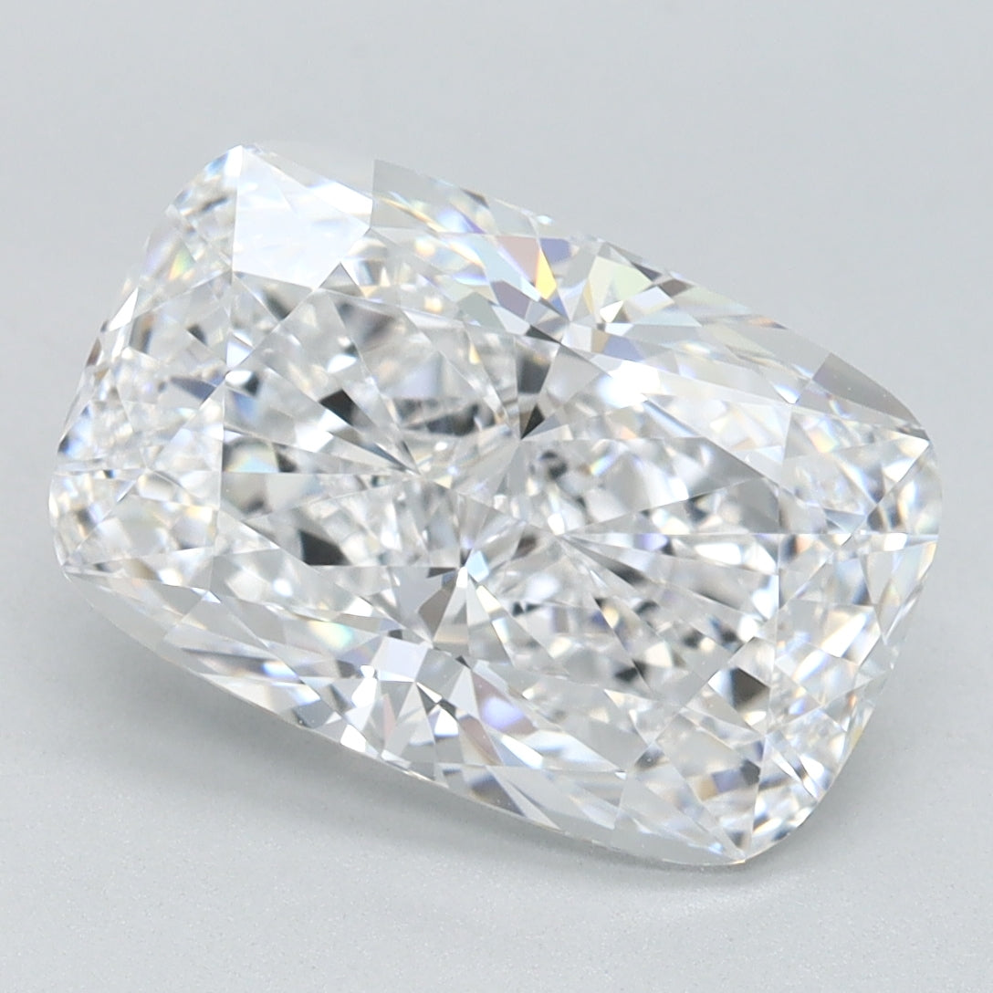 3.11ct Cushion D IF Lab Created Diamond