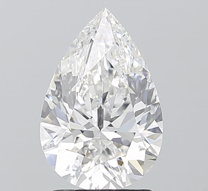 2ct Pear D VVS2 Lab Created Diamond