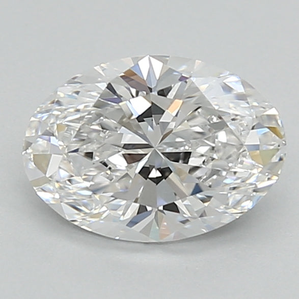 0.95ct Oval D VVS2 Lab Created Diamond
