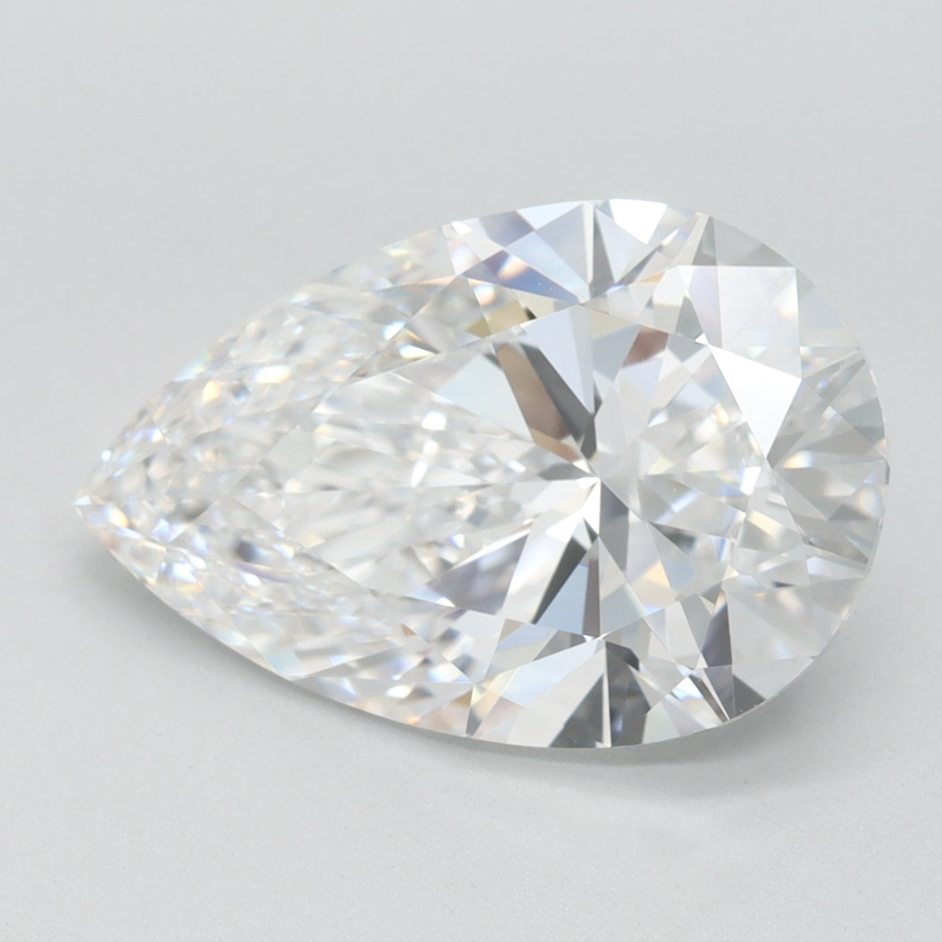 4.15ct Pear D VVS1 Lab Created Diamond