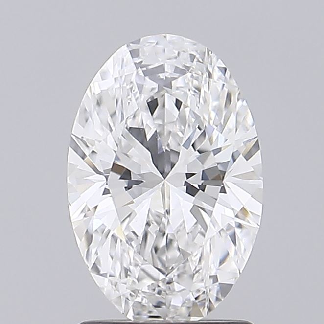 1.5ct Oval D VVS1 Lab Created Diamond