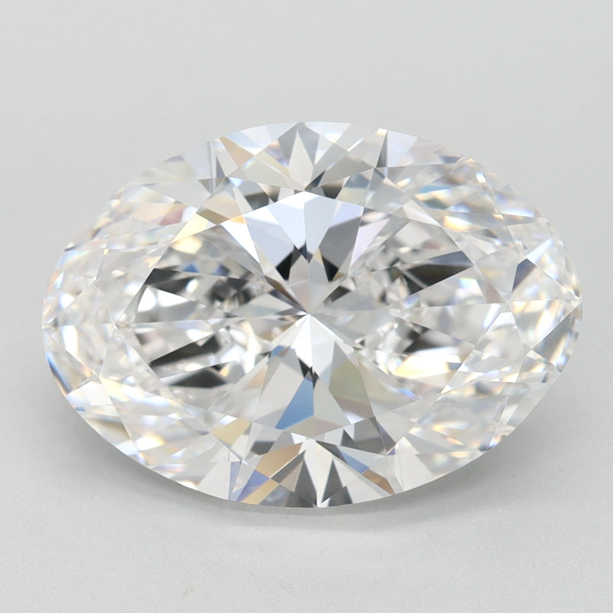 4ct Oval D IF Lab Created Diamond