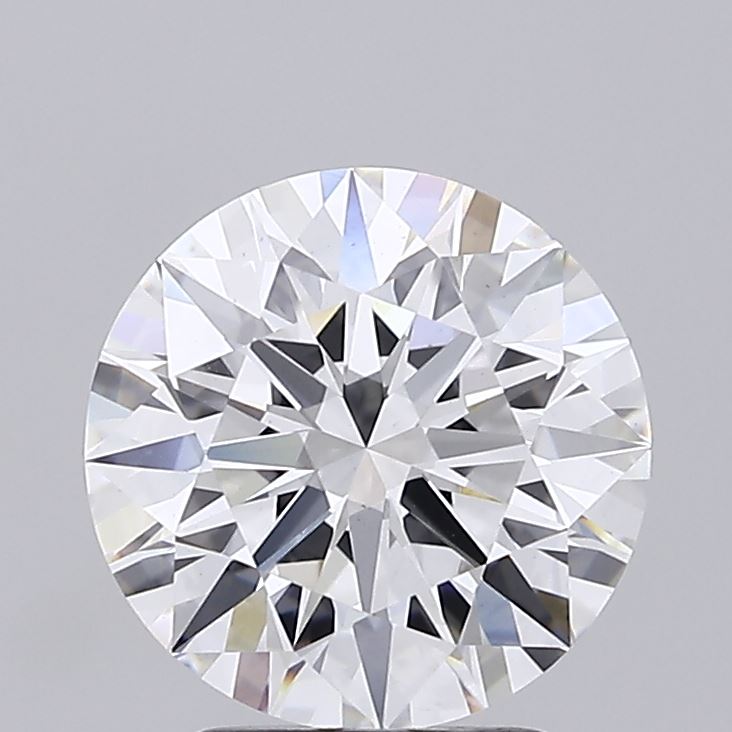 3.14ct Round D VS1 Lab Created Diamond