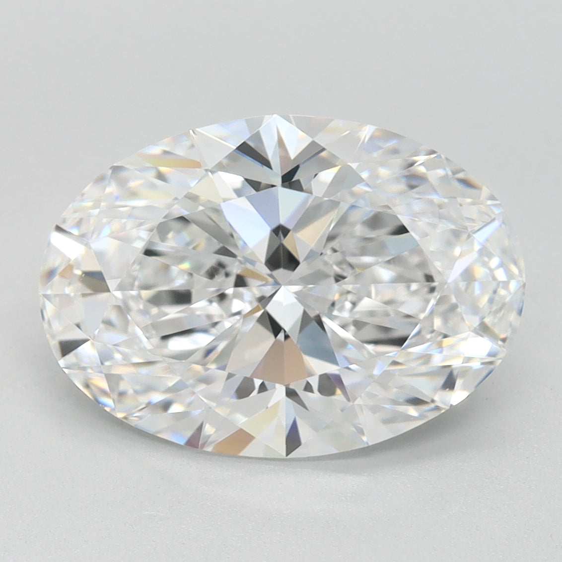 3ct Oval D IF Lab Created Diamond