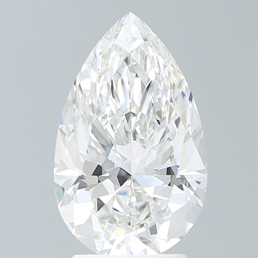 3.13ct Pear E VS1 Lab Created Diamond