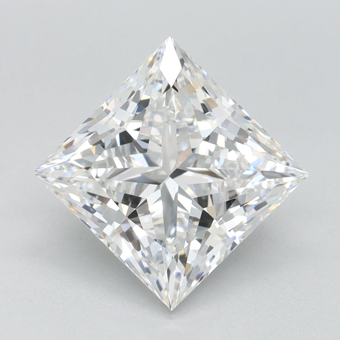 2.57ct Princess D VVS1 Lab Created Diamond