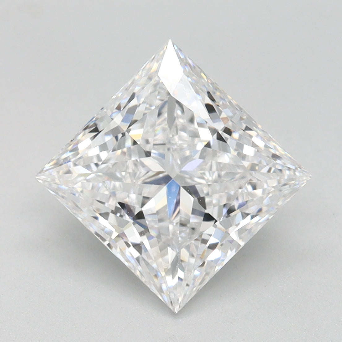 2.36ct Princess D IF Lab Created Diamond