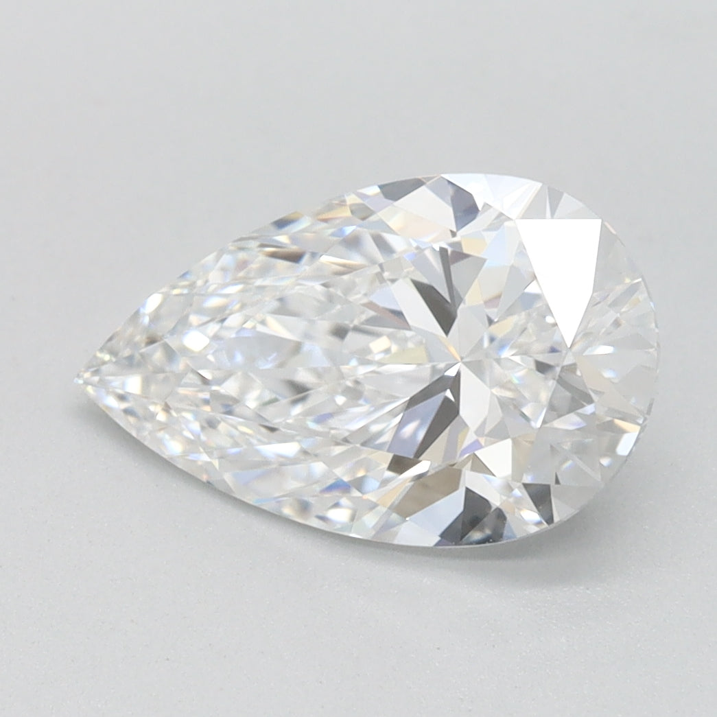 1.56ct Pear D VVS1 Lab Created Diamond