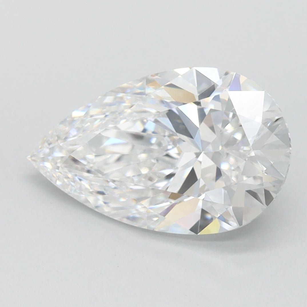 2.02ct Pear D IF Lab Created Diamond