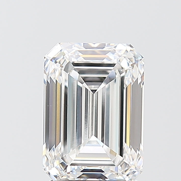 2.08ct Emerald E VVS2 Lab Created Diamond