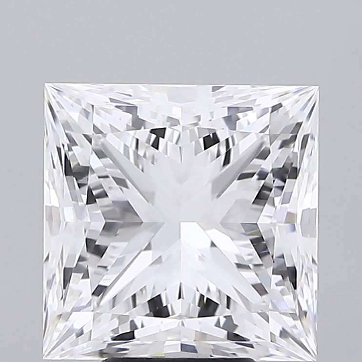 6.54ct Princess E VVS2 Lab Created Diamond