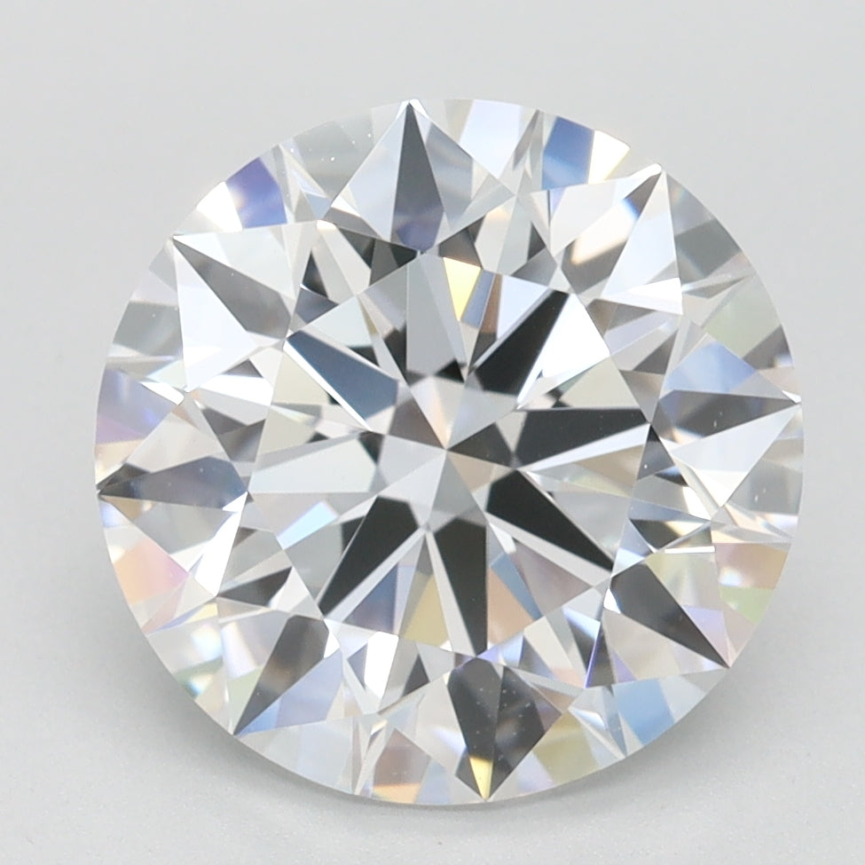 3.11ct Round D IF Lab Created Diamond