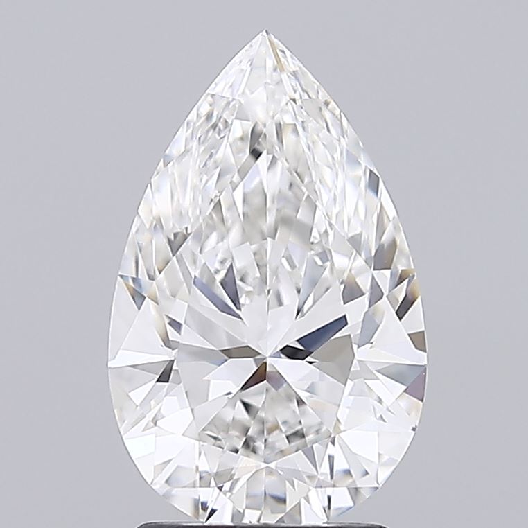 2.06ct Pear F VVS2 Lab Created Diamond