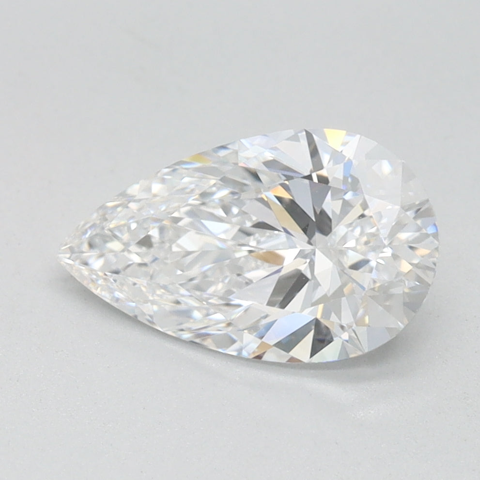 1.11ct Pear D IF Lab Created Diamond