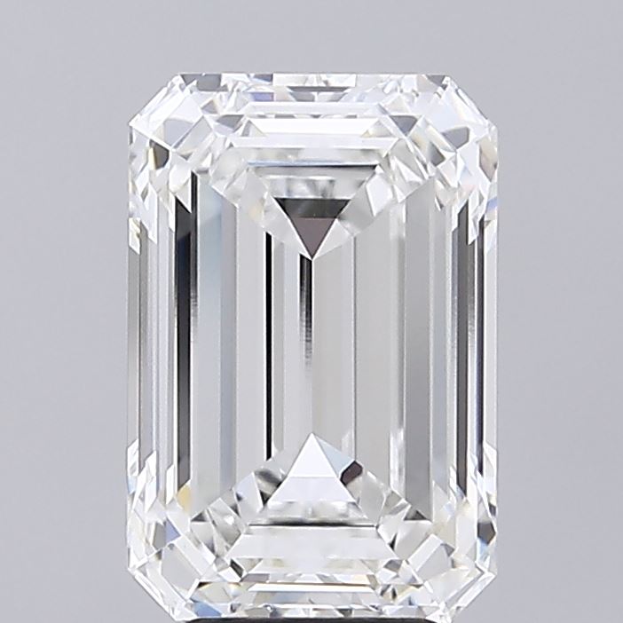 5.09ct Emerald F VVS2 Lab Created Diamond