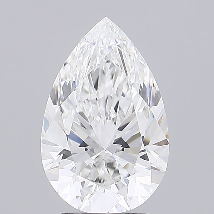 3ct Pear E IF Lab Created Diamond