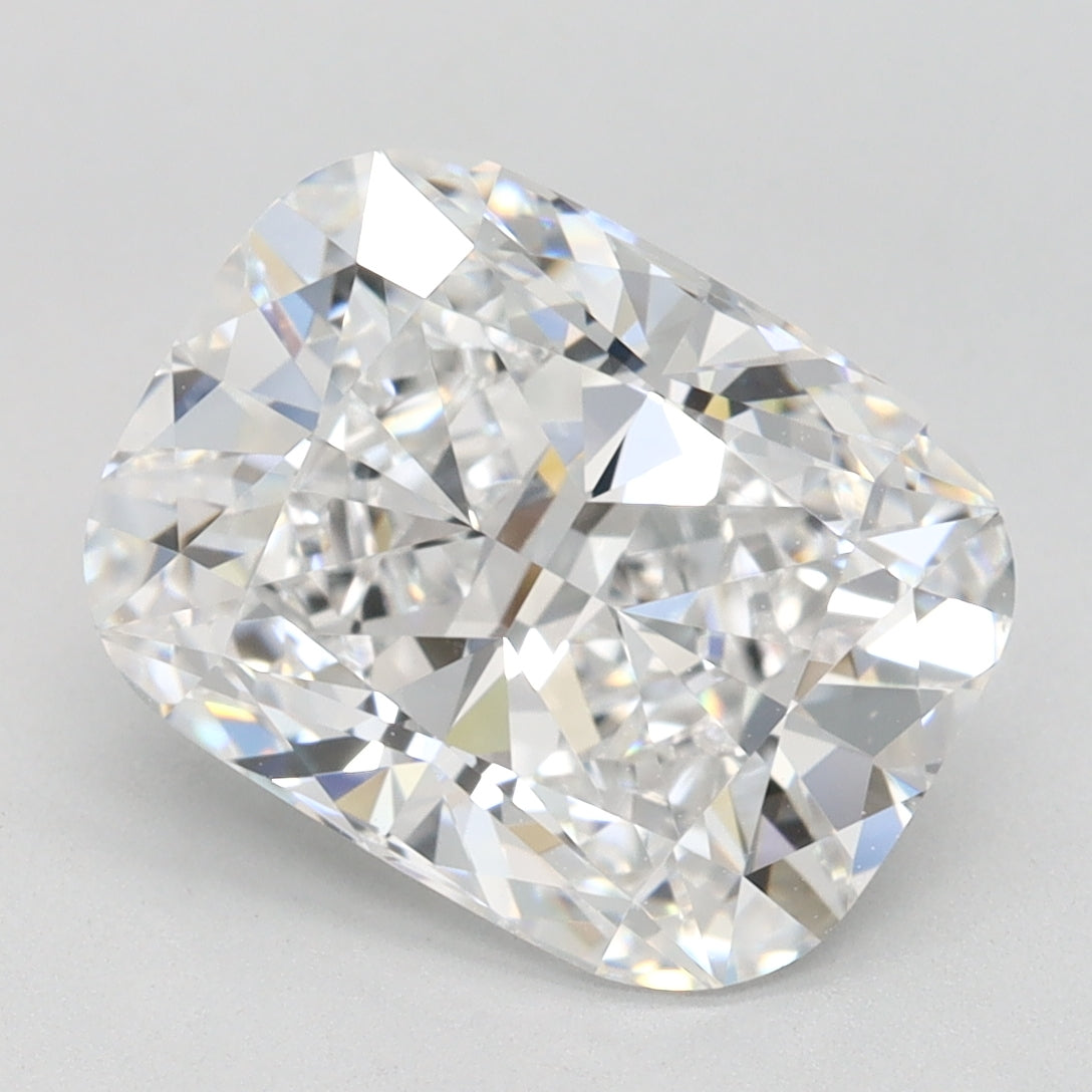 3.12ct Cushion D IF Lab Created Diamond