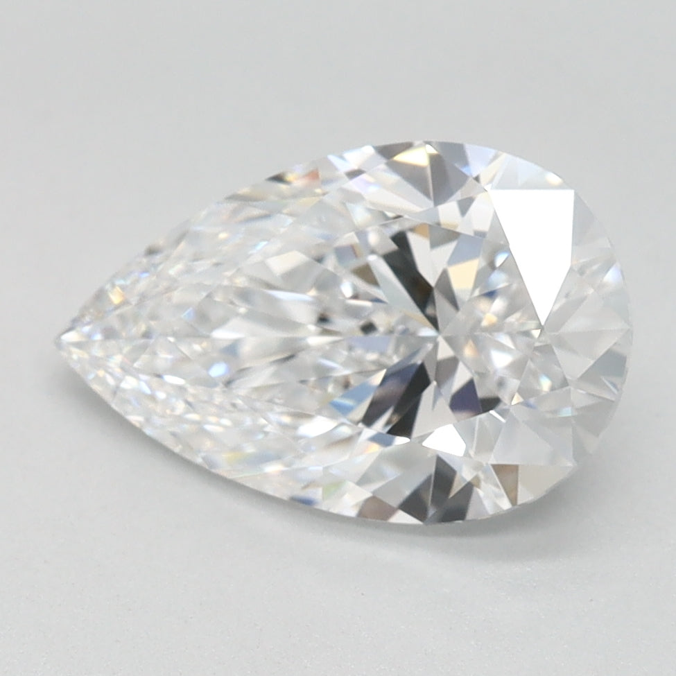 1.57ct Pear D IF Lab Created Diamond