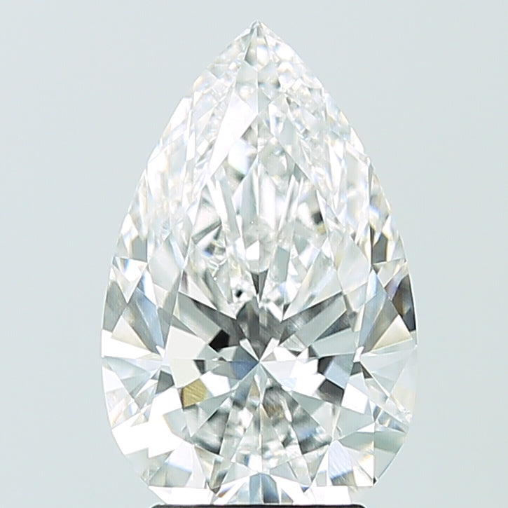 3.06ct Pear E VS1 Lab Created Diamond