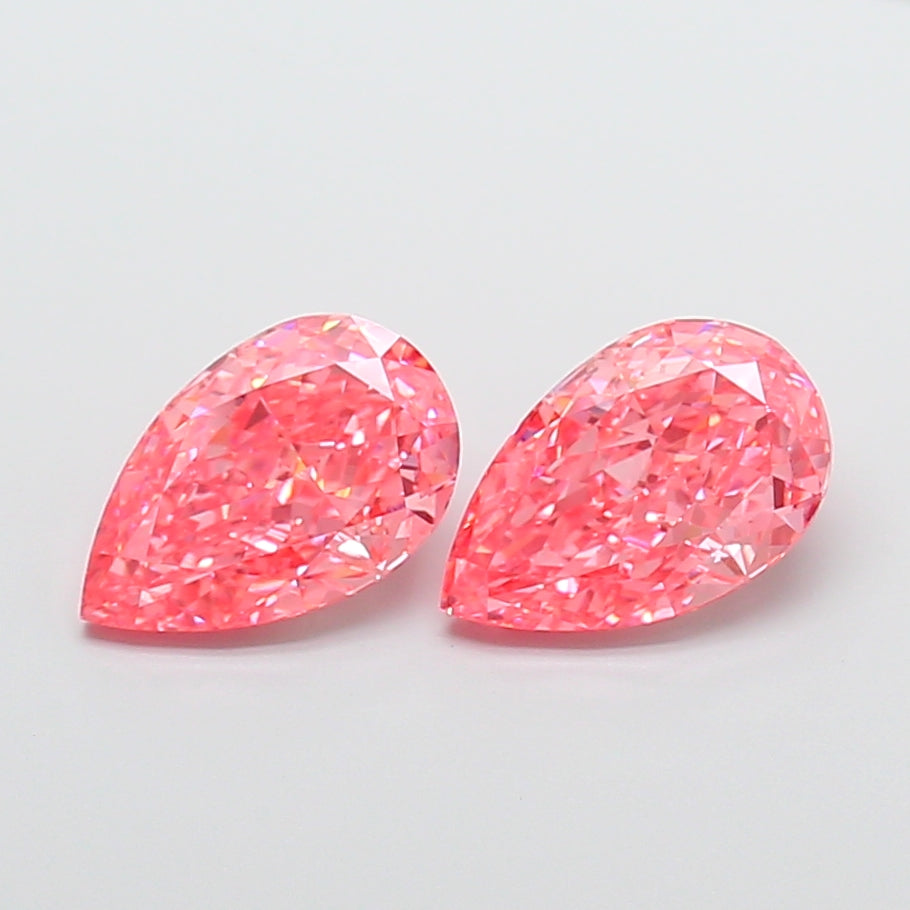 3.06ct Pear VVS2 Lab Created Diamond