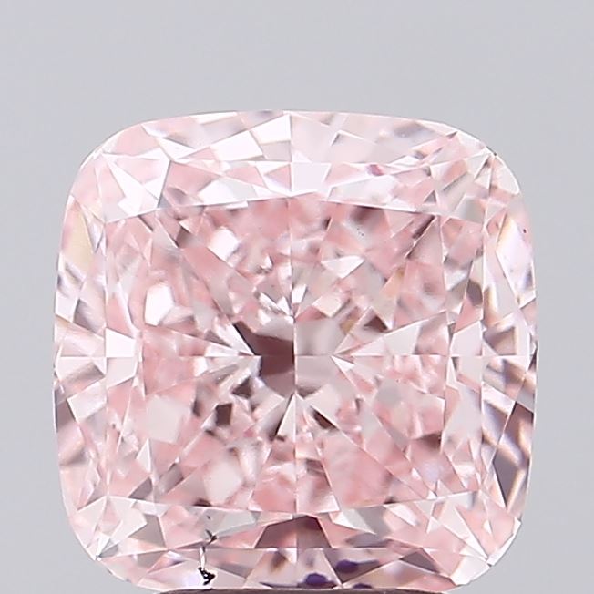 3.56ct Cushion FANCY VIVID PINK VS2 Lab Created Diamond