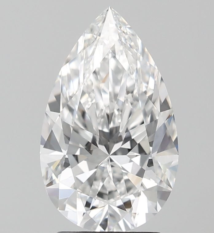 2.22ct Pear E VS1 Lab Created Diamond