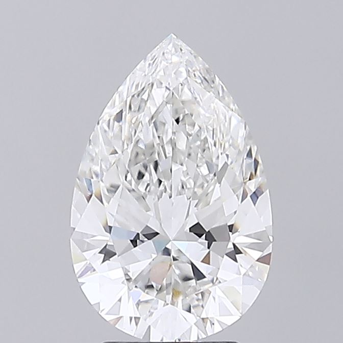 3ct Pear F VS1 Lab Created Diamond