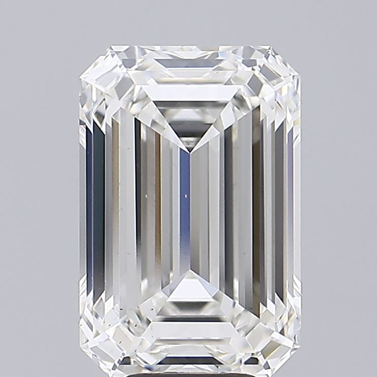 7.13ct Emerald F VS2 Lab Created Diamond