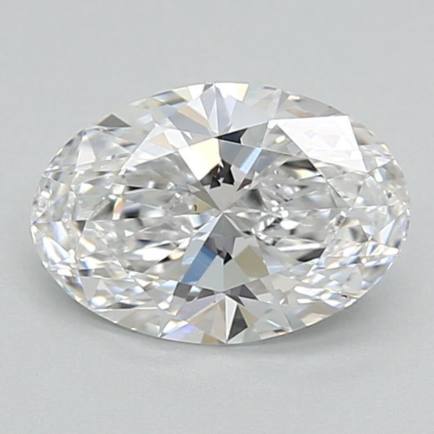 0.95ct Oval D VVS2 Lab Created Diamond