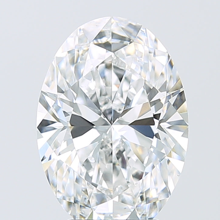 4.02ct Oval D VVS2 Lab Created Diamond