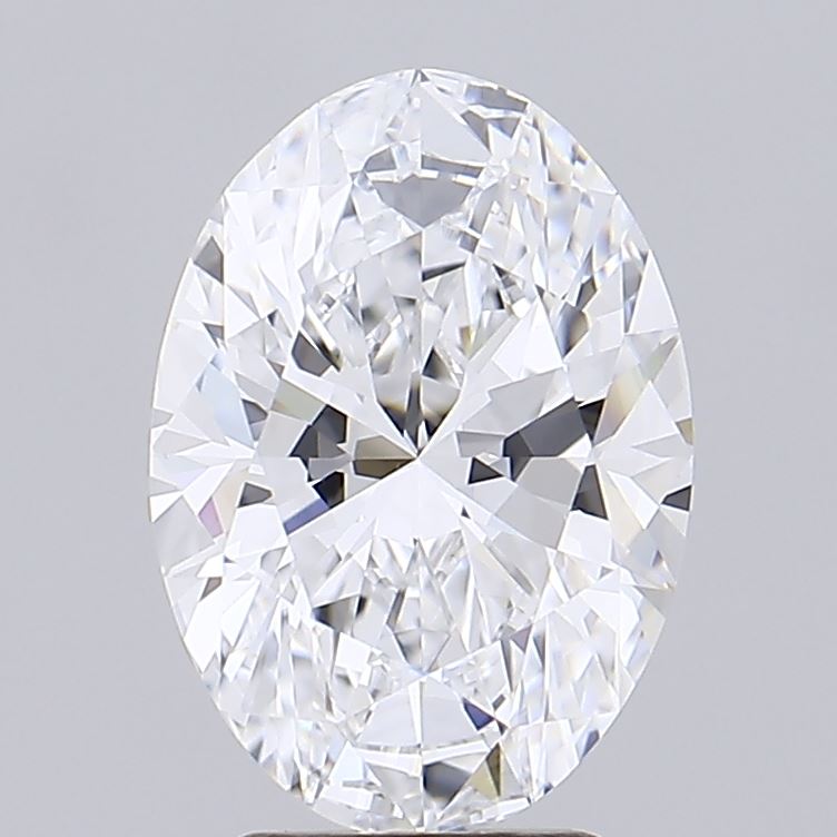 3.48ct Oval D IF Lab Created Diamond