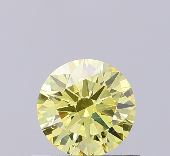 0.59ct Round FANCY VVS2 Lab Created Diamond