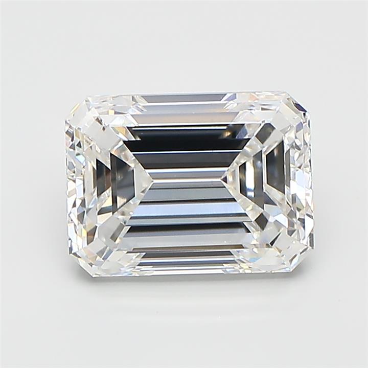 3.04ct Emerald E VVS2 Lab Created Diamond